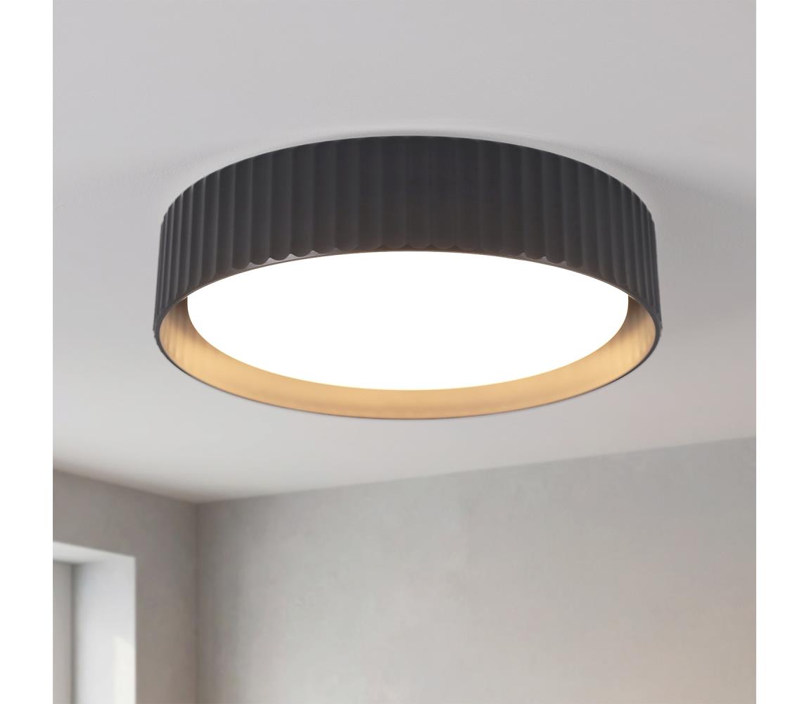 Brilagi - LED stropné svietidlo LUCIA LED/24W/230V priemer 31 cm čierne WO800-OEM38-30