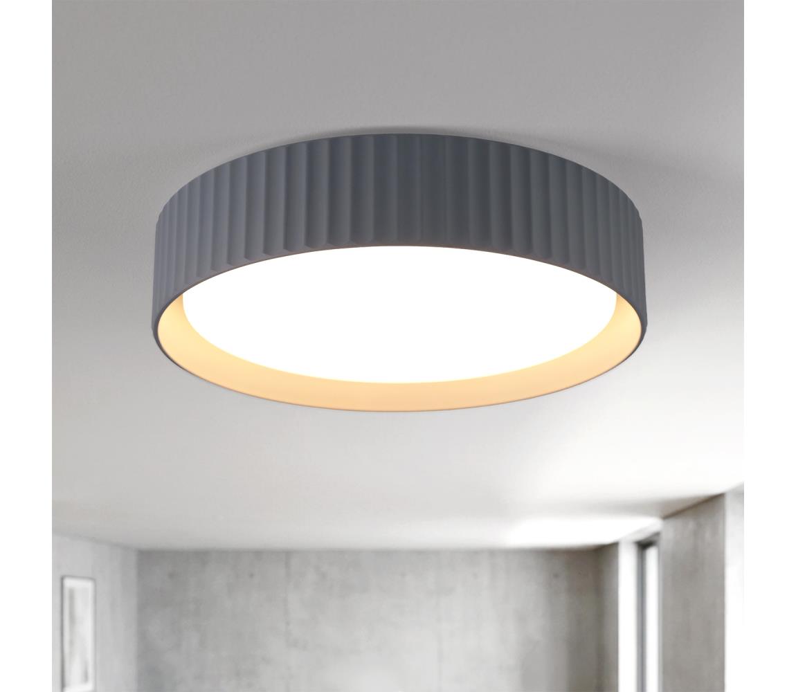 Brilagi - LED stropné svietidlo LUCIA LED/24W/230V priemer 31 cm sivá WO800-OEM39-30