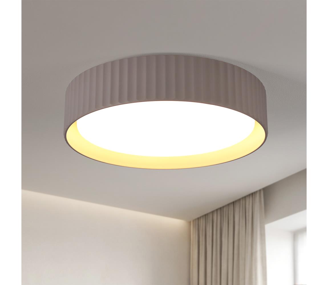 Brilagi - LED stropné svietidlo LUCIA LED/24W/230V priemer 31 cm taupe WO800-OEM43-30