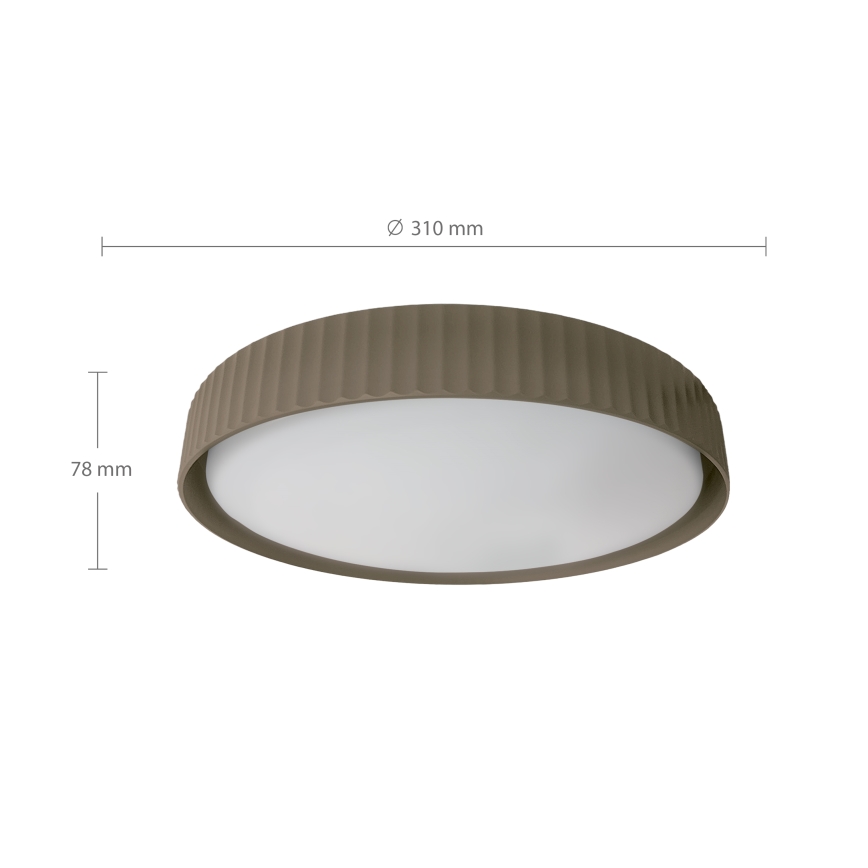 Brilagi - LED stropné svietidlo LUCIA LED/24W/230V priemer 31 cm taupe