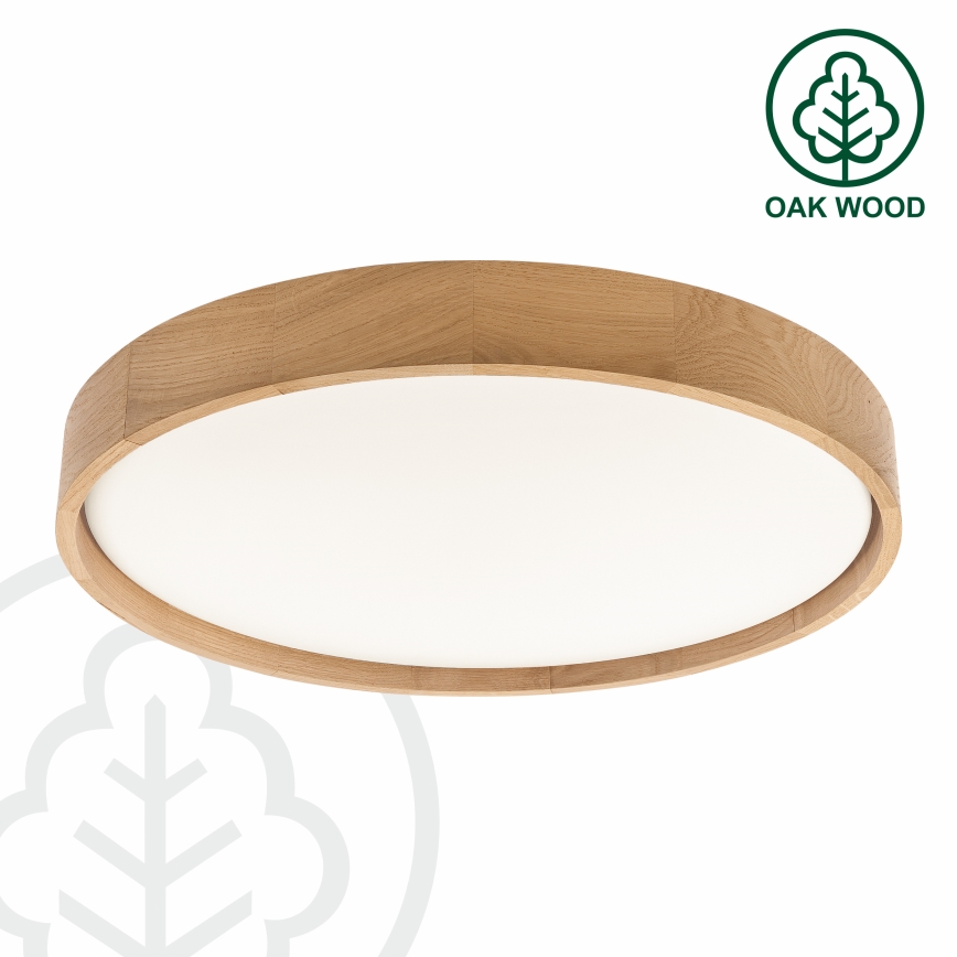 Brilagi - LED stropné svietidlo MANAROLA PLAIN LED/36W/230V 3000K pr. 48 cm dub