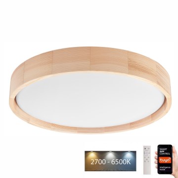 Brilagi - LED Stropné svietidlo MANAROLA SMART LED/24W/230V 2700-6500K pr. 41 cm Wi-Fi + diaľkové ovládanie Tuya