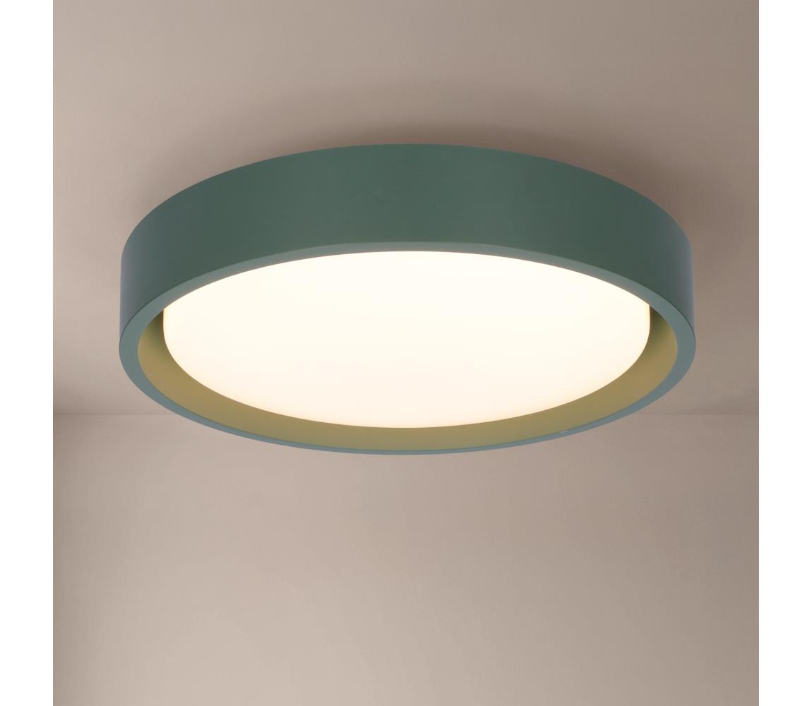 Brilagi - LED stropné svietidlo MATTEO LED/24W/230V Ø 31 cm zelené WO800-OEM32-30