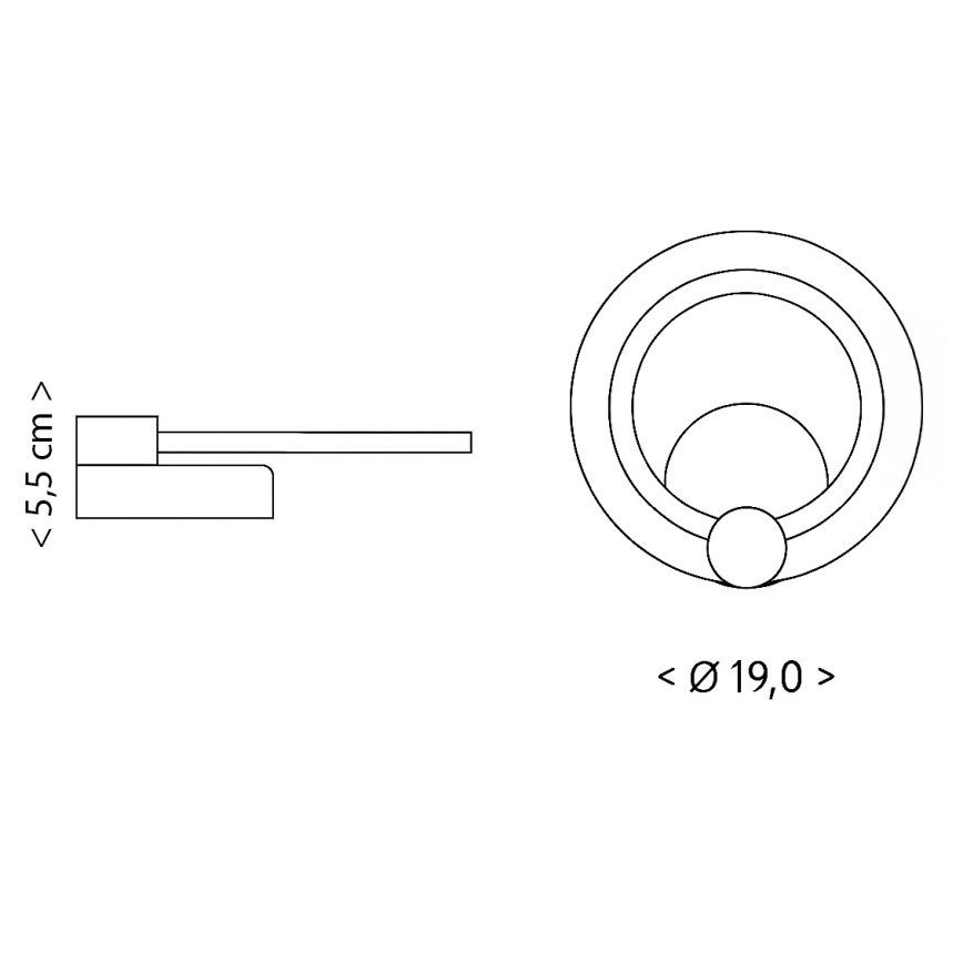 Brilagi - LED stropné svietidlo MODERN MINI LED/16W/230V 3000/4000/6000K