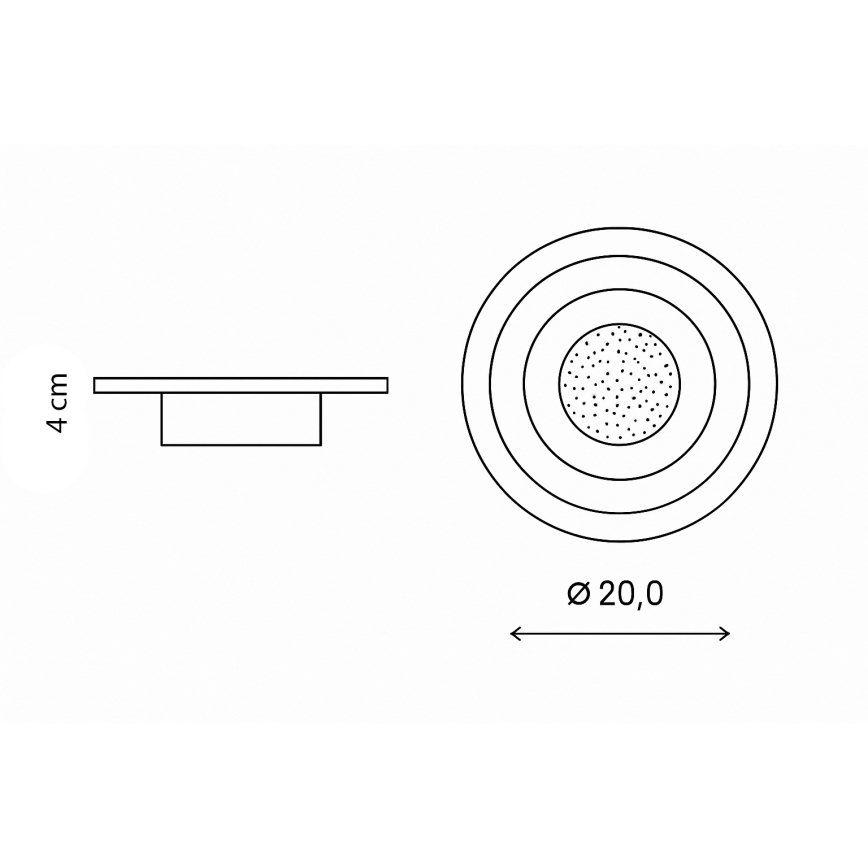 BRILAGI - LED Stropné svietidlo MODERN MINI LED/29W/230V 3000/4000/6000K