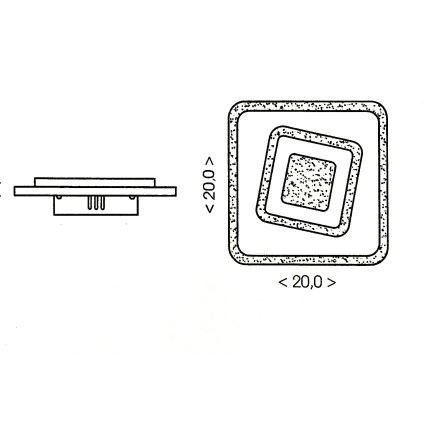 Brilagi - LED stropné svietidlo MODERN MINI LED/32W/230V 3000/4000/6000K