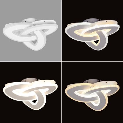 BRILAGI - LED stmievateľné stropné svietidlo MODERN MINI LED/49W/230V 3000-6000K 30x30 cm + diaľkové ovládanie