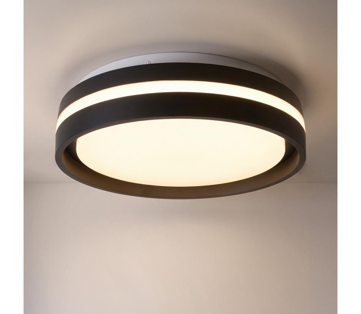 Brilagi - LED stropné svietidlo NAOMI LED/24W/230V pr. 28,5 cm čierne WO800-OEM28-30