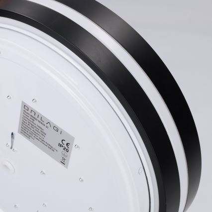 Brilagi - LED stropné svietidlo NAOMI LED/24W/230V pr. 28,5 cm čierne