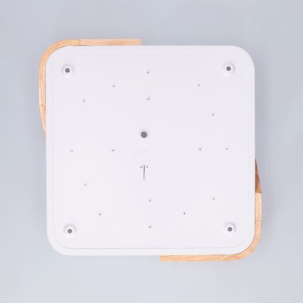 Brilagi - LED Stropné svietidlo PILANA LED/24W/230V dub/biela 32x32 cm