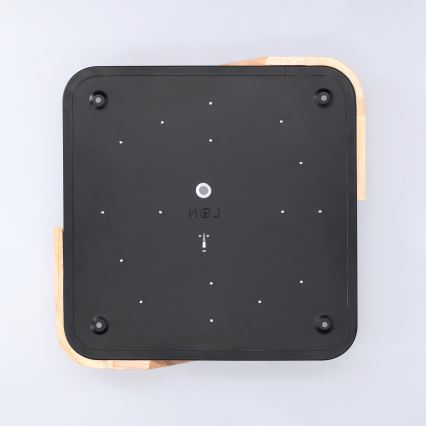 Brilagi - LED stropné svietidlo PILANA LED/24W/230V dub/čierna 32x32 cm