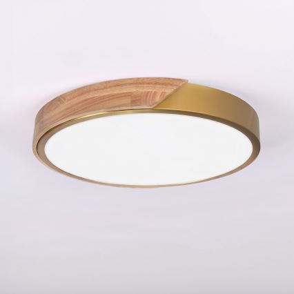 BRILAGI - LED Stropné svietidlo PILANA LED/24W/230V dub/zlatá pr. 30 cm
