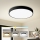 Brilagi - LED stropné svietidlo POOL, 60 W, 230 V, 3000/4500/6000 K, priemer 60 cm, čierne