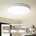 Brilagi - LED Stropné svietidlo POOL LED/100W/230V 3000/4000/6000K priemer 80 cm biela