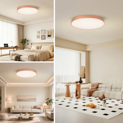 Brilagi - LED stropné svietidlo POOL, 100 W, 230 V, 3000/4000/6000 K (nastaviteľné), priemer 80 cm, bronzové