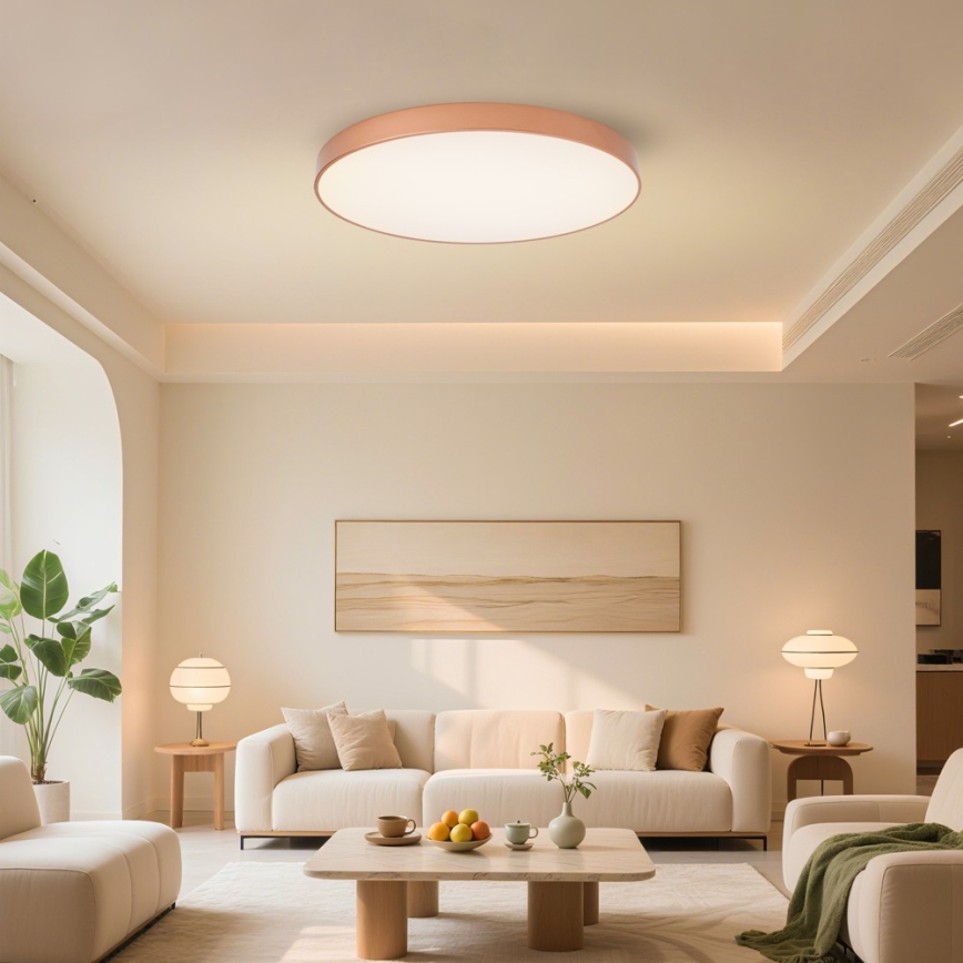 Brilagi - LED stropné svietidlo POOL, 100 W, 230 V, 3000/4000/6000 K (nastaviteľné), priemer 80 cm, bronzové