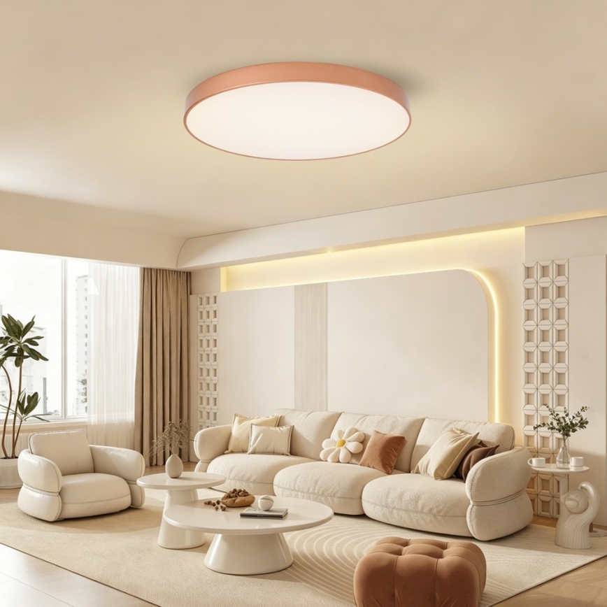 Brilagi - LED stropné svietidlo POOL, 100 W, 230 V, 3000/4000/6000 K (nastaviteľné), priemer 80 cm, bronzové