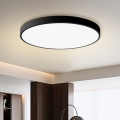 Brilagi - LED Stropné svietidlo POOL LED/100W/230V 3000/4500/6000K pr. 80 cm čierne