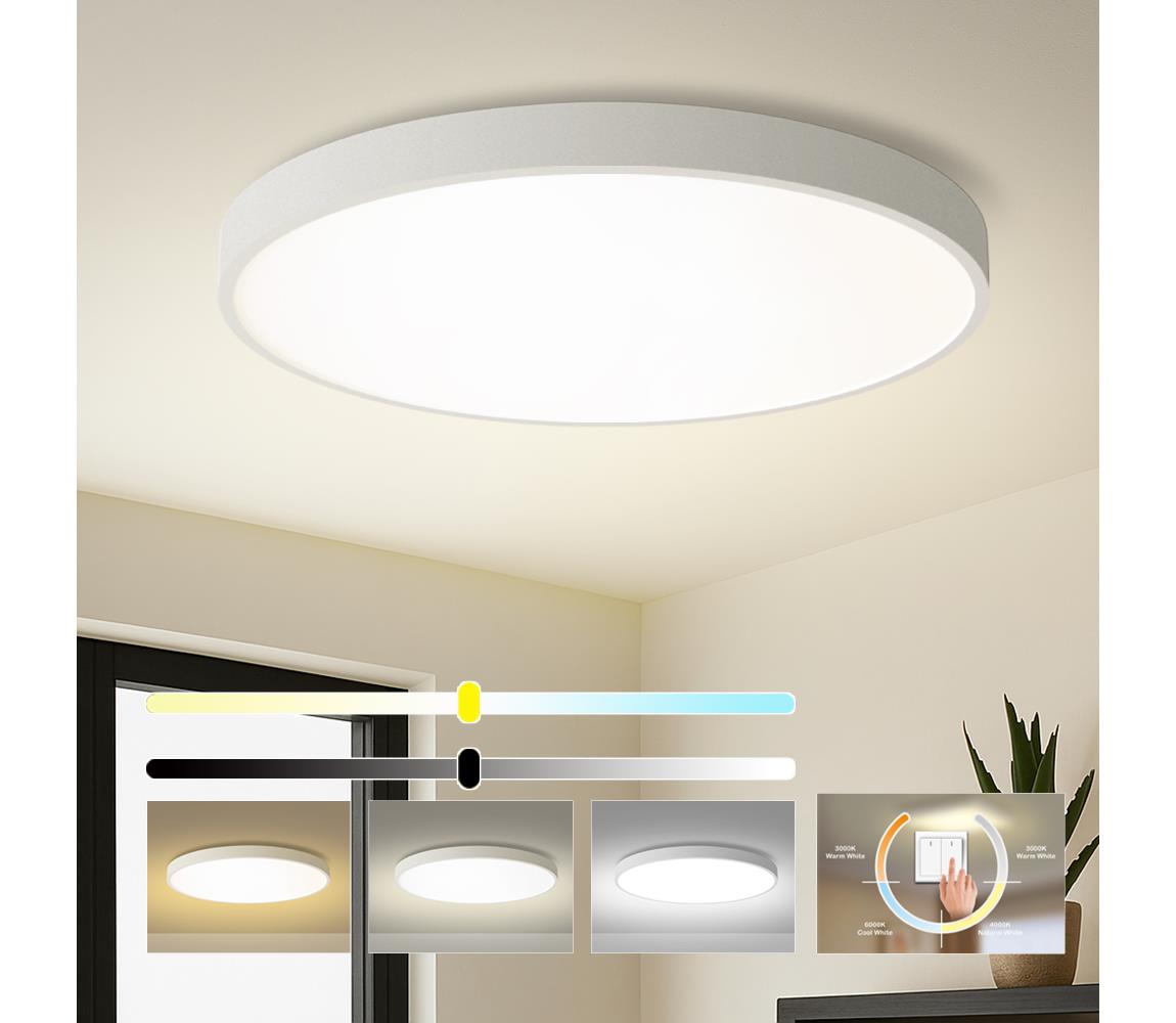 Brilagi - LED stropné svietidlo POOL LED/128W/230V 3000/4000/6000K pr. 100 cm biele BRI357