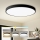 Brilagi - LED stropné svietidlo POOL LED/128W/230V 3000/4000/6000K priemer 100 cm čierne