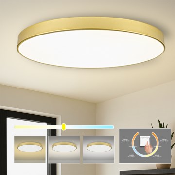 Brilagi - LED stropné svietidlo POOL LED/180W/230V 3000/4000/6000K priemer 120 cm zlaté