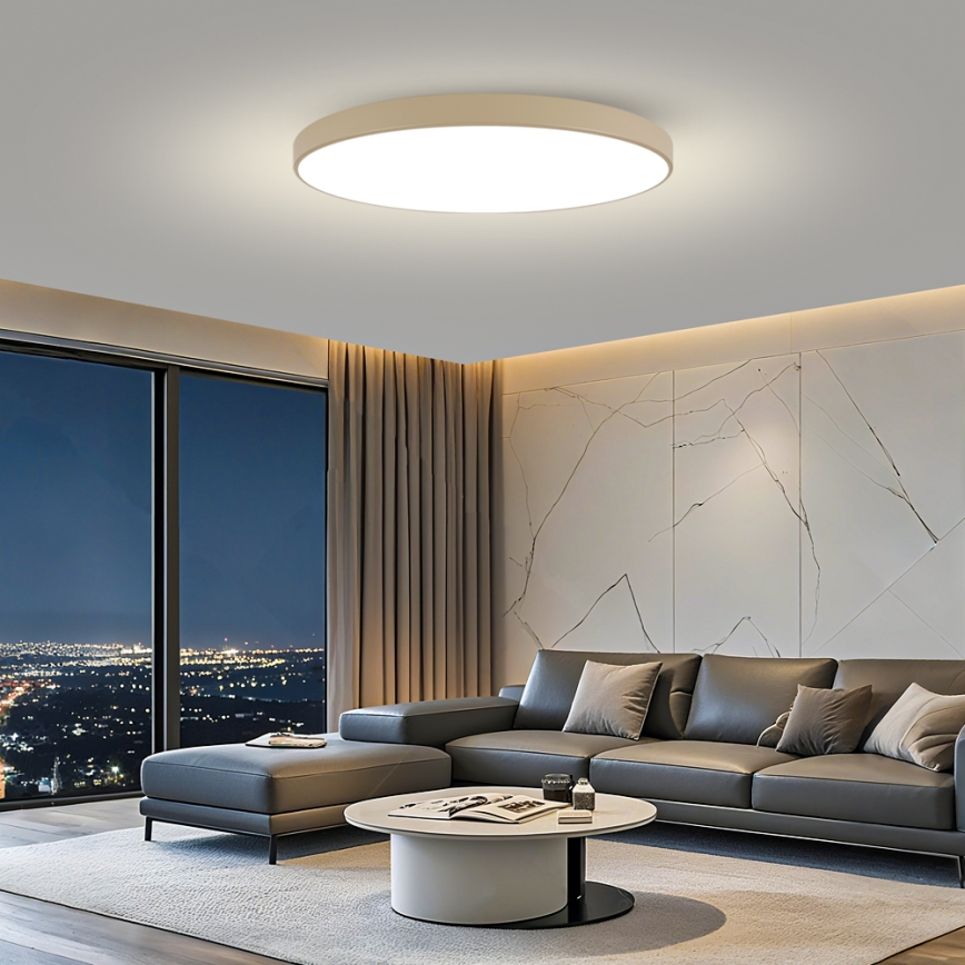 Brilagi - LED stropné svietidlo POOL LED/180W/230V 3000/4500/6000K pr. 120 cm béžové