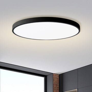 Brilagi - LED Stropné svietidlo POOL LED/180W/230V 3000/4500/6000K pr. 120 cm čierne