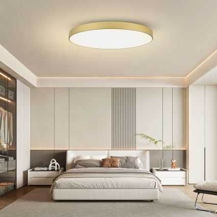 Brilagi - LED stropné svietidlo POOL LED/180W/230V 3000/4500/6000K pr. 120 cm zlaté