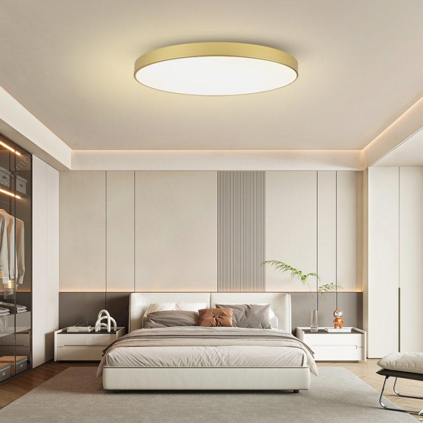 Brilagi - LED stropné svietidlo POOL LED/180W/230V 3000/4500/6000K pr. 120 cm zlaté