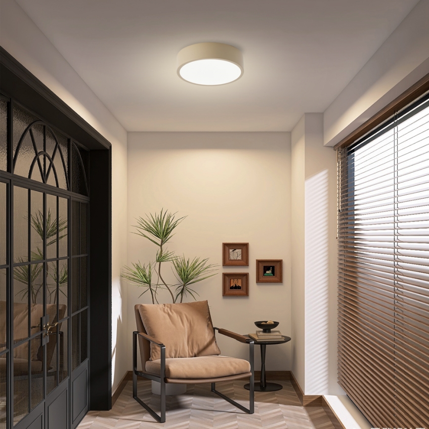 Brilagi - LED stropné svietidlo POOL LED/18W/230V 3000/4500/6000K priemer 20 cm béžové