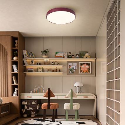 Brilagi - LED stropné svietidlo POOL LED/36W/230V 3000/4000/6000K, priemer 30 cm, bordové