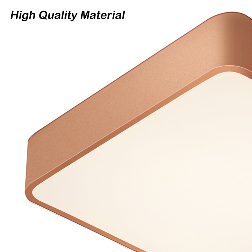 Brilagi - LED stropné svietidlo POOL LED/36W/230V 3000/4000/6000K 40x40 cm bronzové