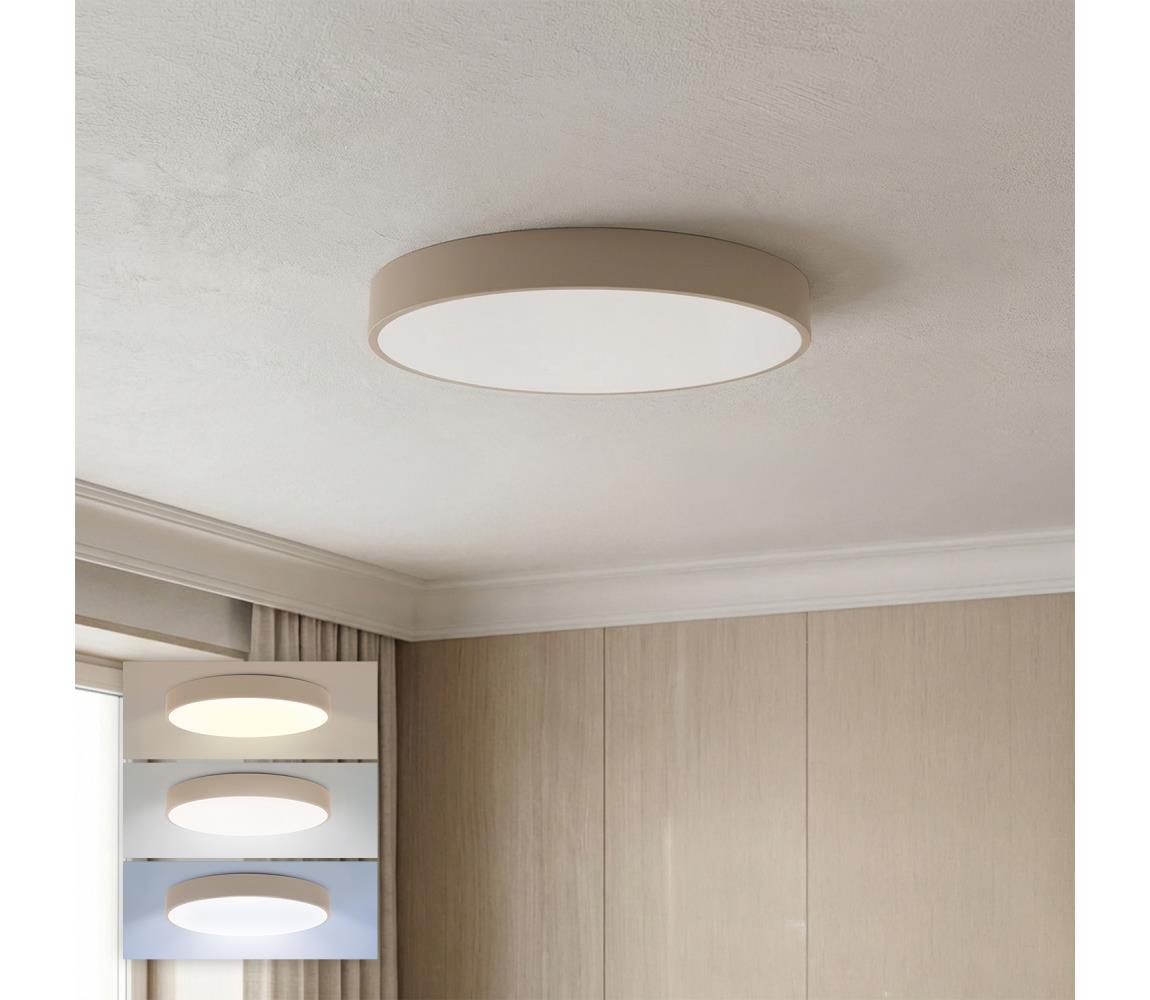 Brilagi - LED Stropné svietidlo POOL LED/36W/230V 3000/4000/6000K pr. 30 cm béžové WO800-OEM46-30-CCT