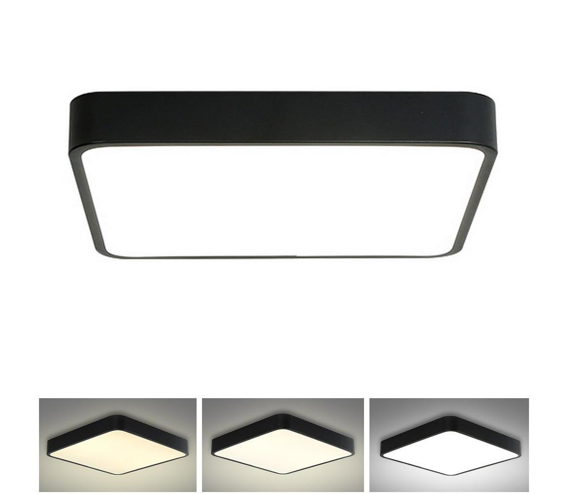 Brilagi Brilagi - LED Stropné svietidlo POOL LED/36W/230V 3000/4500/6000K 40x40 cm čierna