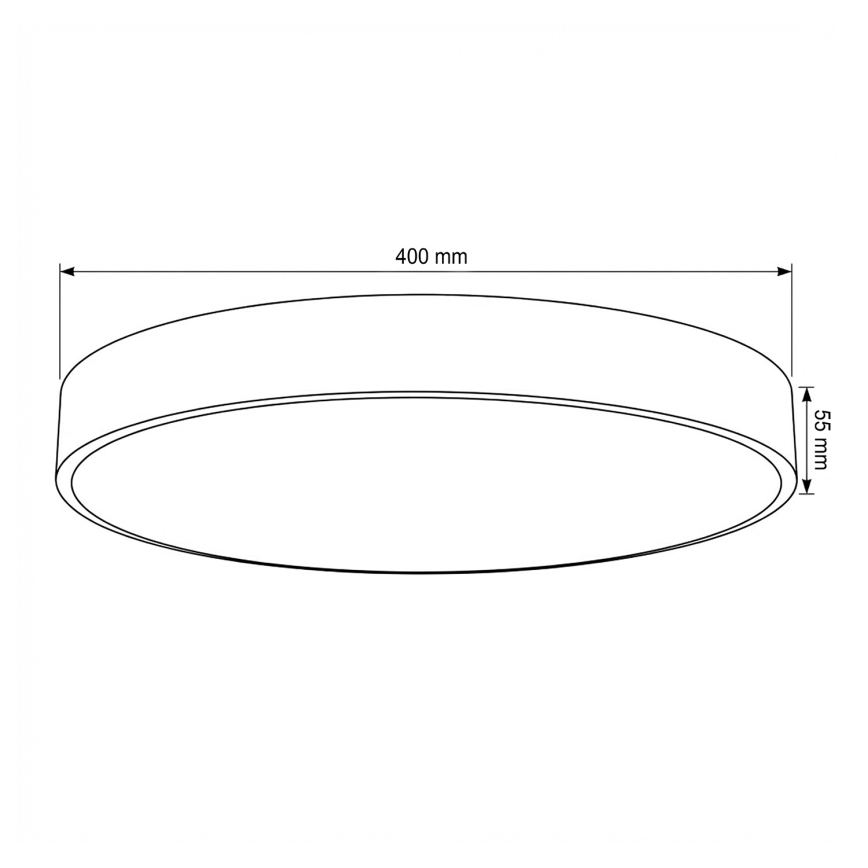 Brilagi - LED stropné svietidlo POOL LED/48W/230V 3000/4000/6000K priemer 40 cm béžové