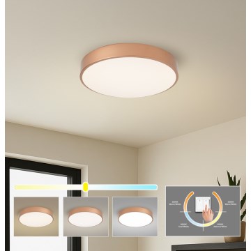 Brilagi - LED stropné svietidlo POOL LED/48W/230V 3000/4000/6000K priemer 40 cm bronzové