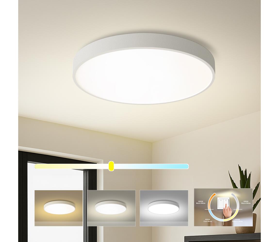 Brilagi - LED Stropné svietidlo POOL LED/60W/230V 3000/4000/6000K 50 cm biela BRI015