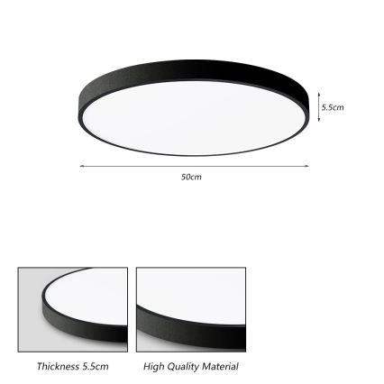 Brilagi - LED stropné svietidlo POOL LED/60W/230V 3000/4000/6000K 50 cm