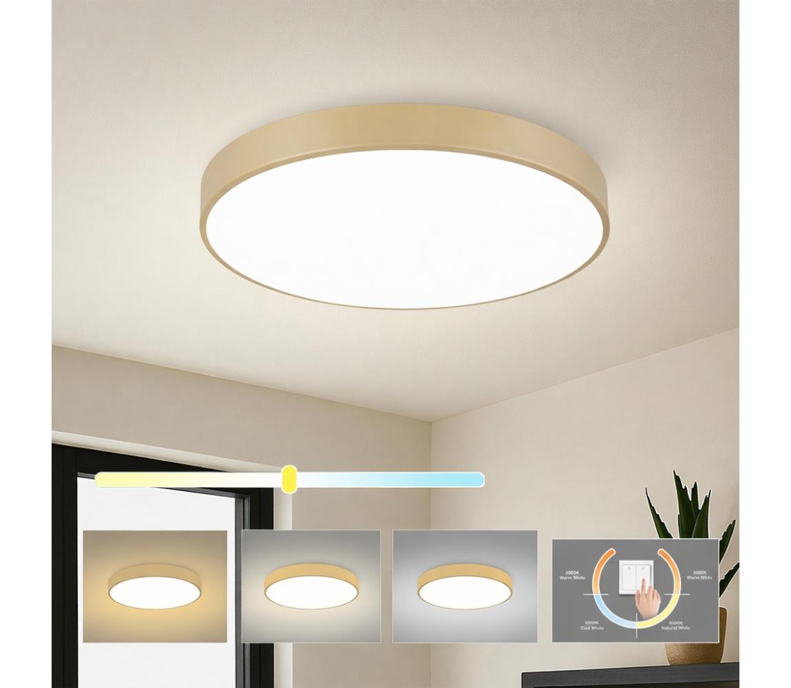 Brilagi -LED Stropné svietidlo POOL LED/60W/230V 3000/4000/6000K pr. 60 cm béžová BRI558