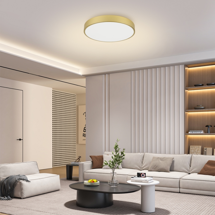 Brilagi - LED stropné svietidlo POOL LED/60W/230V 3000/4500/6000K pr. 60 cm zlaté