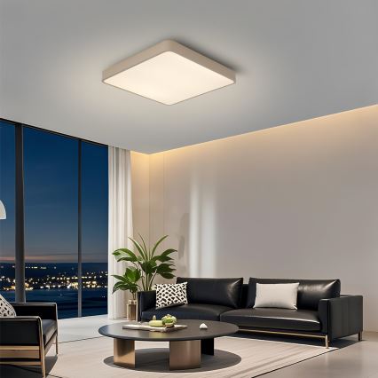 BRILAGI - LED stropné svietidlo POOL SQUARE LED/36W/230V 3000/4000/6000K 40x40 cm béžové
