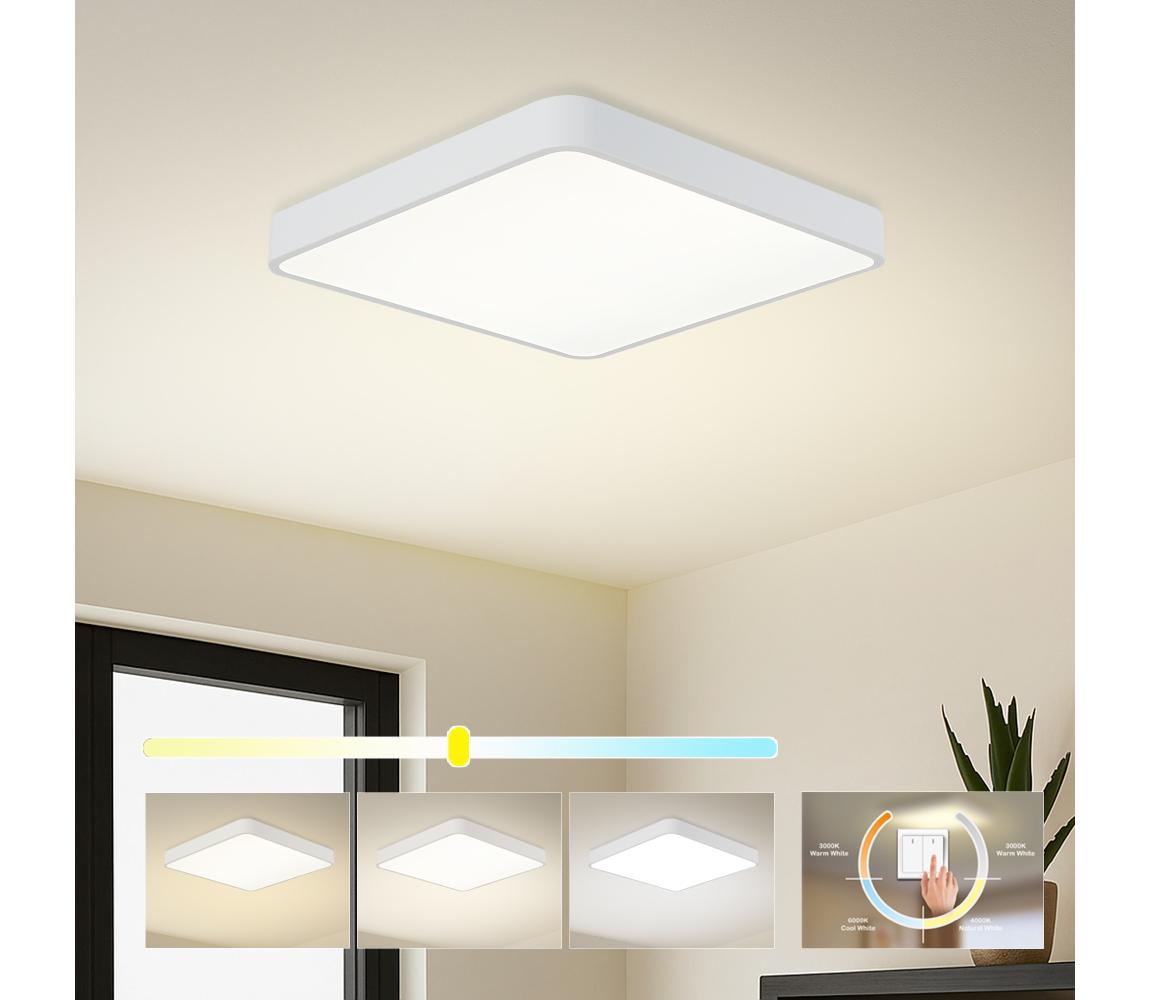 Brilagi - LED Stropné svietidlo POOL SQUARE LED/36W/230V 40x40 cm biela BRI053
