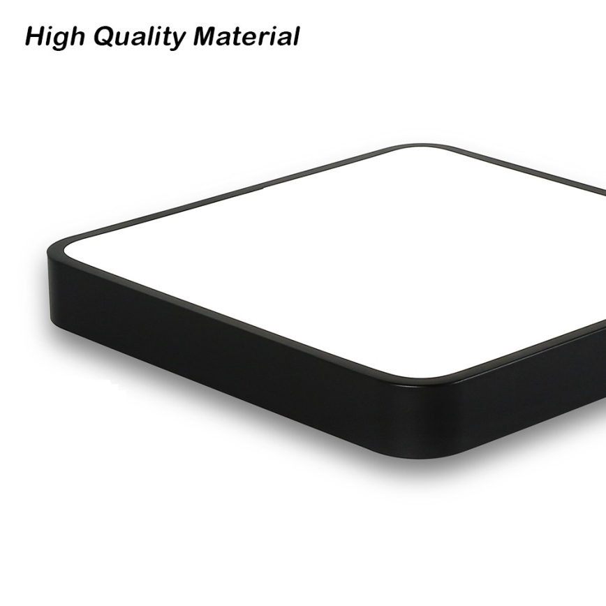 Brilagi - LED stropné svietidlo POOL SQUARE LED/36W/230V 3000/4500/6000K 40x40 cm čierne