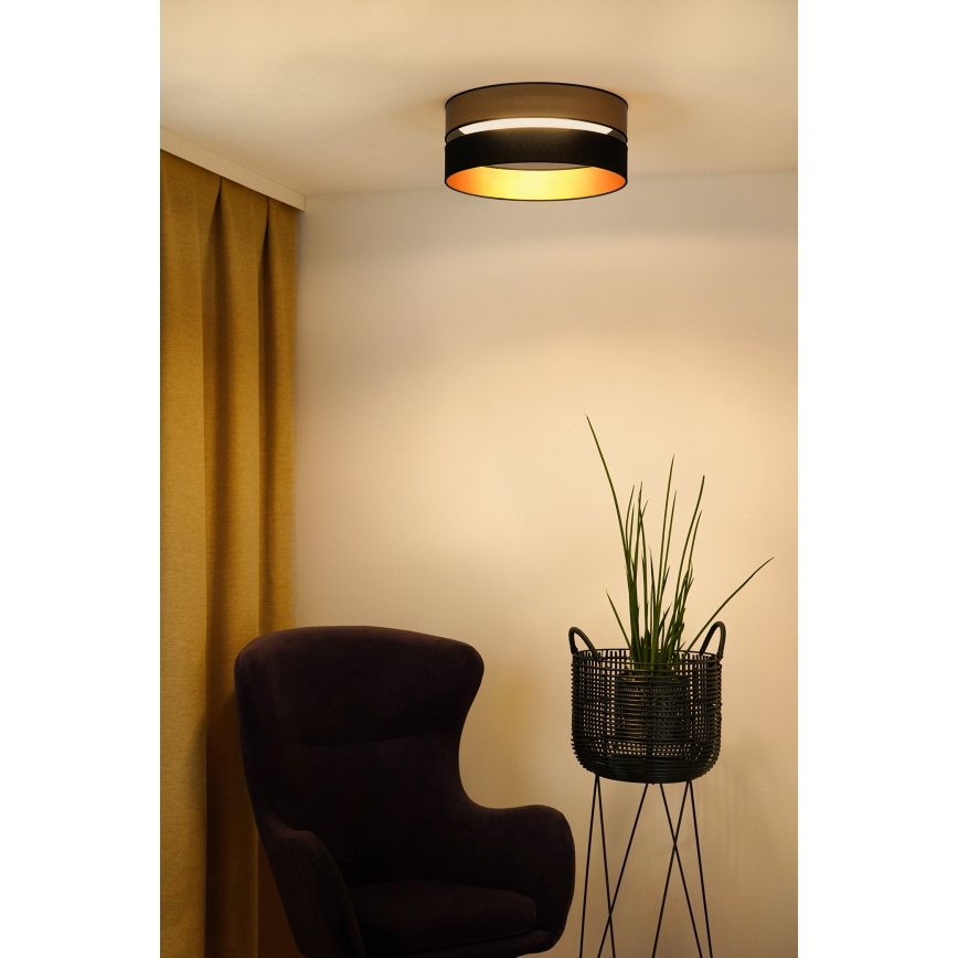 Brilagi - LED Stropné svietidlo ROYAL LED/24W/230V pr. 45 cm čierna/zlatá