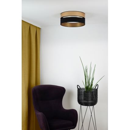 Brilagi - LED Stropné svietidlo ROYAL LED/24W/230V pr. 45 cm čierna/zlatá