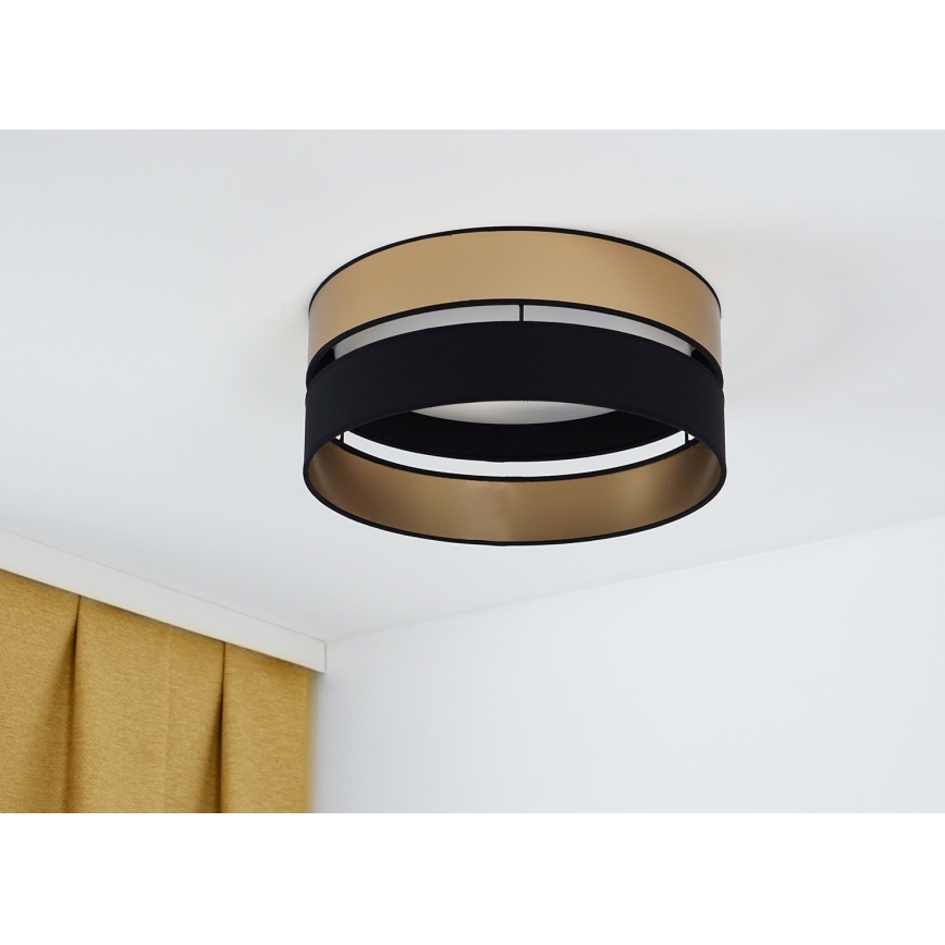 Brilagi - LED Stropné svietidlo ROYAL LED/24W/230V pr. 45 cm čierna/zlatá
