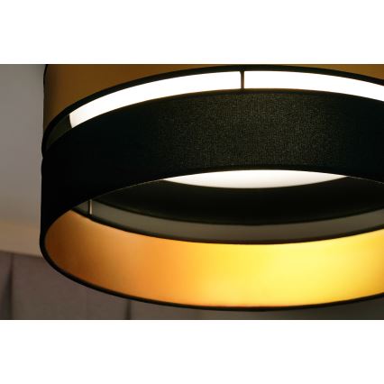 Brilagi - LED Stropné svietidlo ROYAL LED/24W/230V pr. 45 cm čierna/zlatá