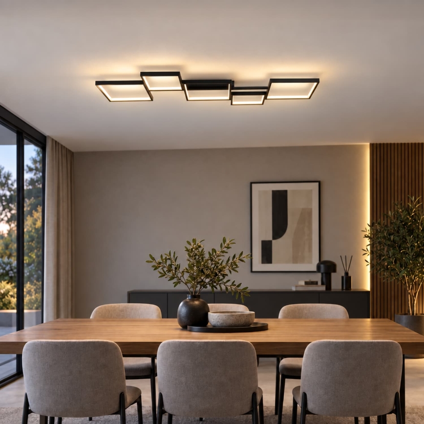 BRILAGI - LED Stropné svietidlo SHIFT LED/42W/230V 4000K 47,5x122 cm čierna