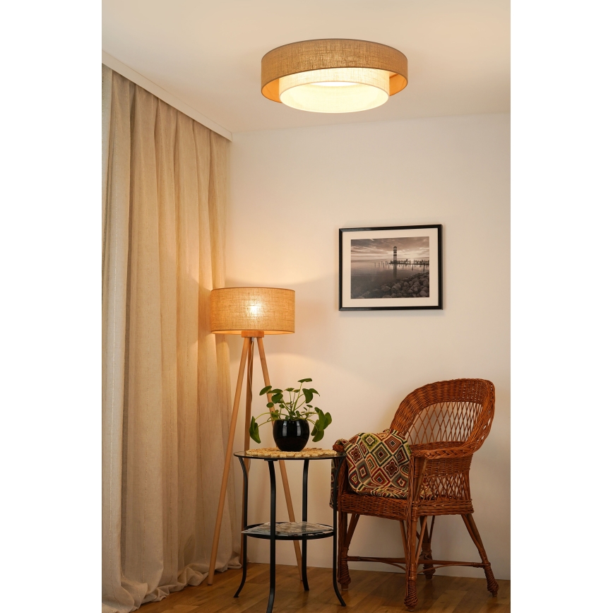 Brilagi - LED Stropné svietidlo SHINE LED/24W/230V pr. 60 cm béžová/krémová