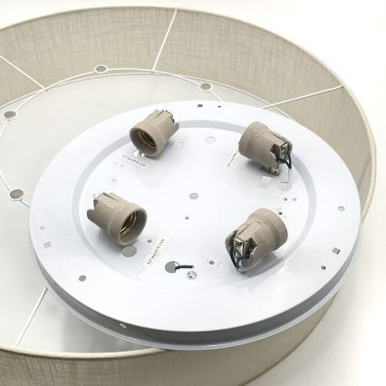 Brilagi - LED stropné svietidlo SIRIJA 4xE27/15W/230V pr. 60 cm krémové